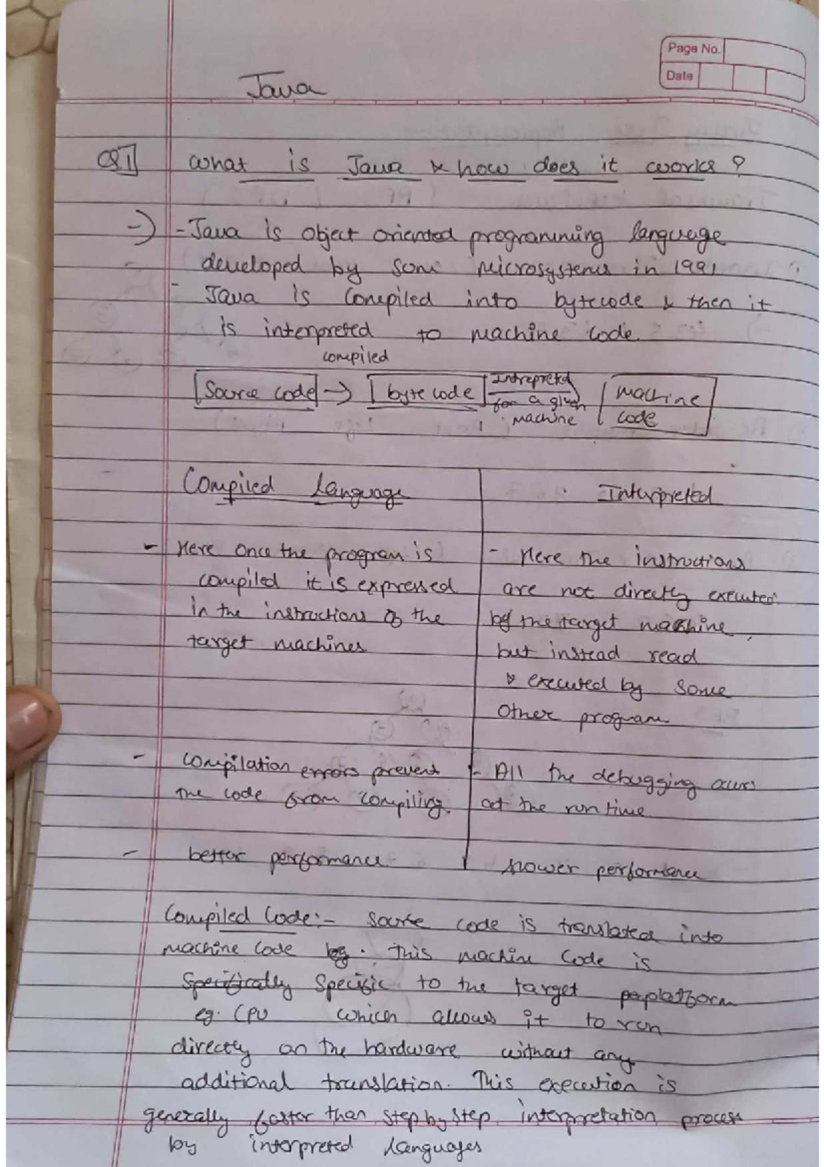 Java Programming Concepts: Comprehensive Interview Notes (CS101) - Studocu