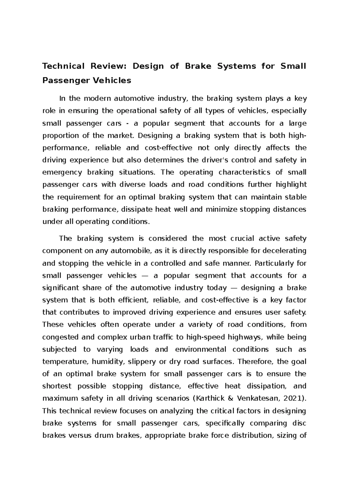 Electric Powertrain Development for Shell UrbanConcept Vehicle (ENG 01 ...