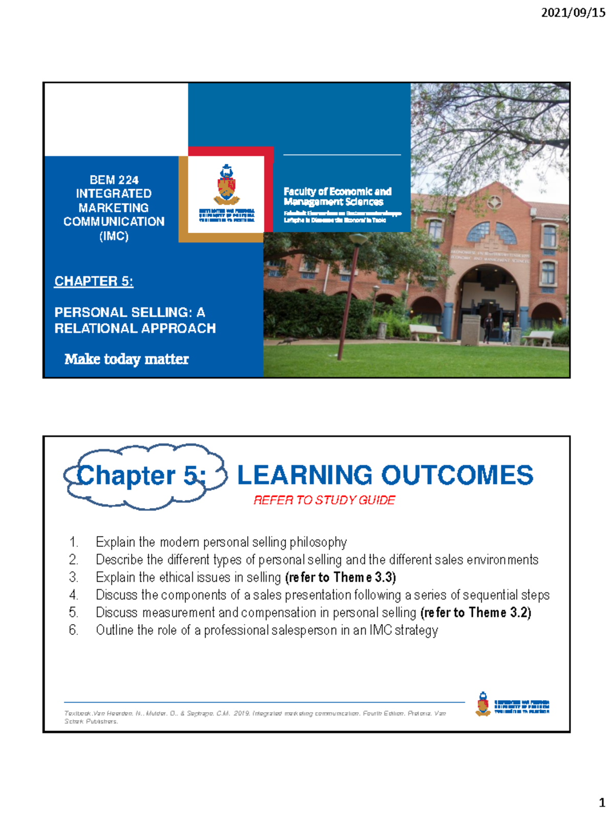 BEM 224 - Chapter 5 Slides (Student) - Copy - BEM 224 INTEGRATED ...