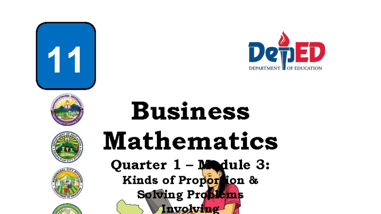 Grade 11 Business Mathematics Module 3: Kinds of Proportion - Studocu
