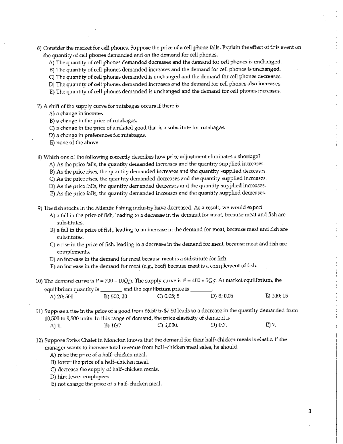 Mock Final Exam Guide - Studocu