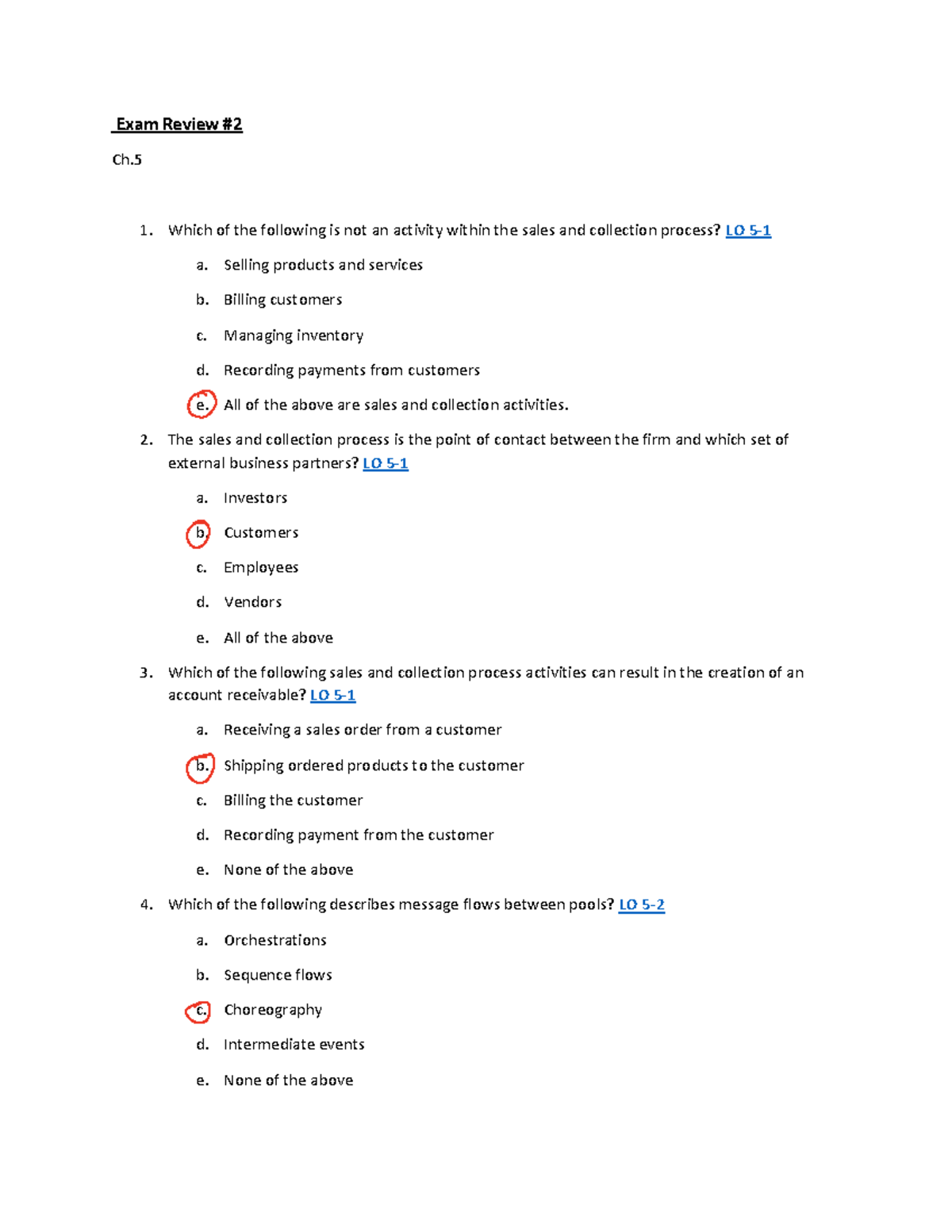 ACC 32 Practice Exam Review #2 - Questions from Ch. 5, 6, and 13 - Studocu