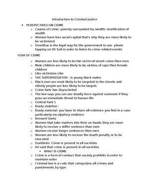 Study Guide: Women in Policing and Criminal Law Issues - Study Guide ...