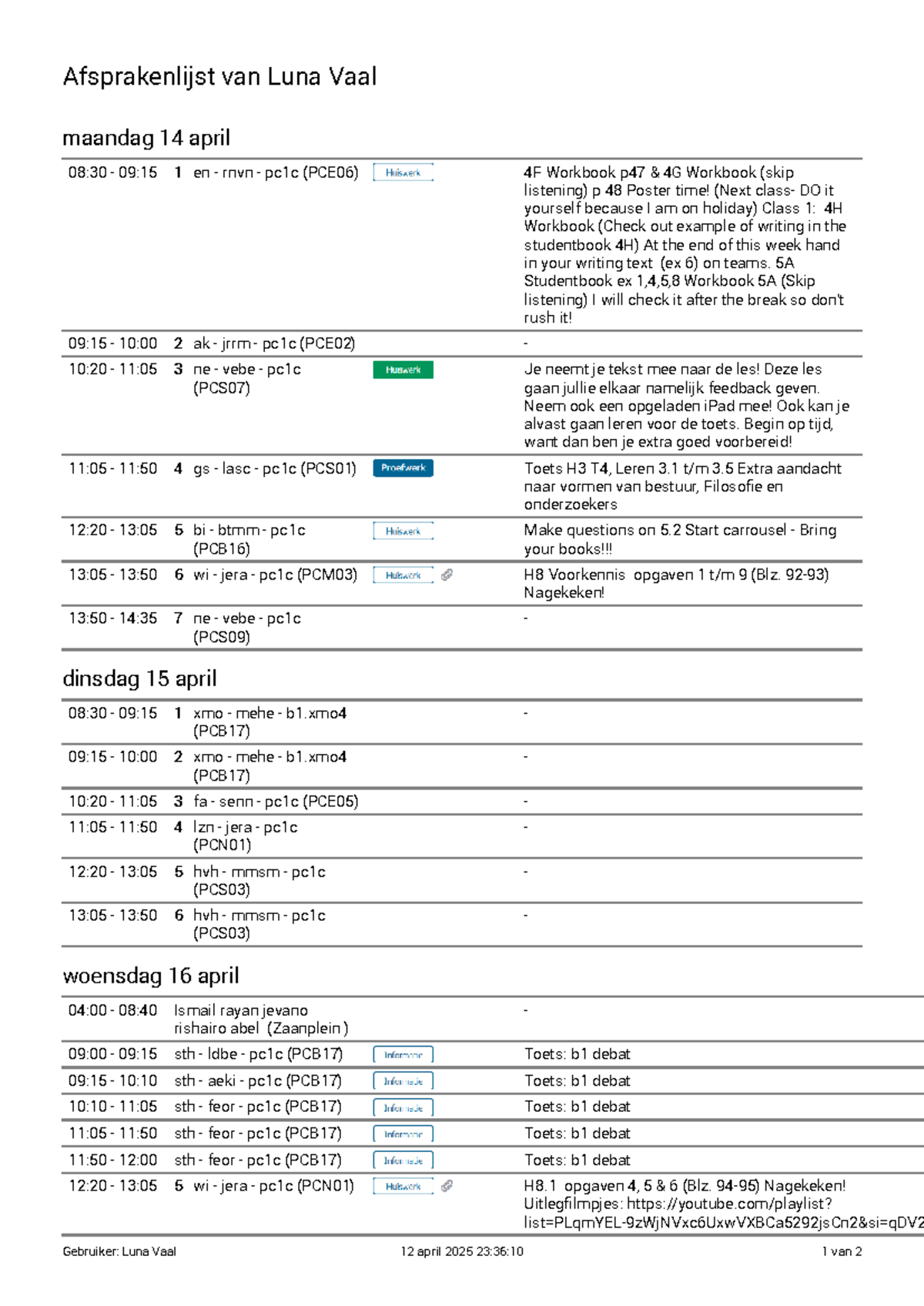 Samenvatting Geschiedenis H3 T4 Toets & Lesactiviteiten (PCE06, PCB17 ...