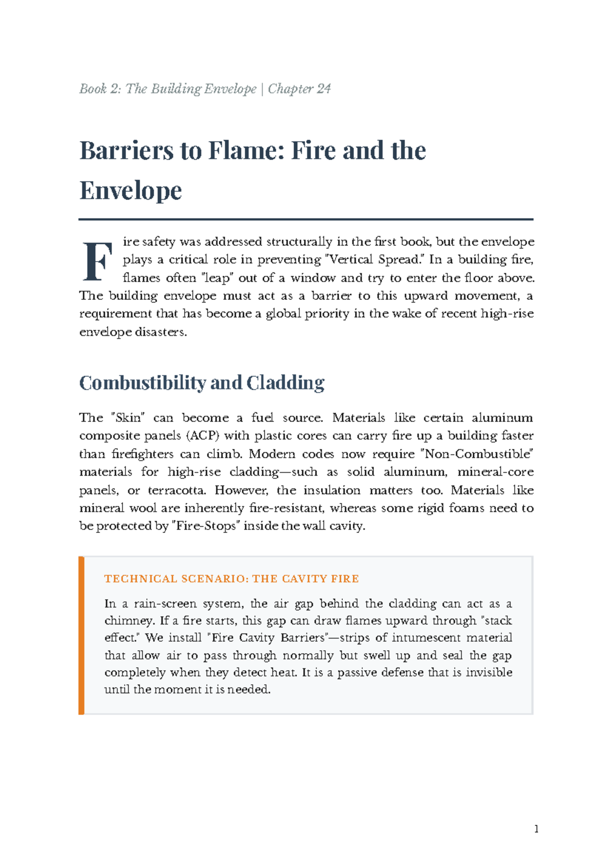 Book 2: The Building Envelope - Ch 24 Fire Safety Barriers - Studocu