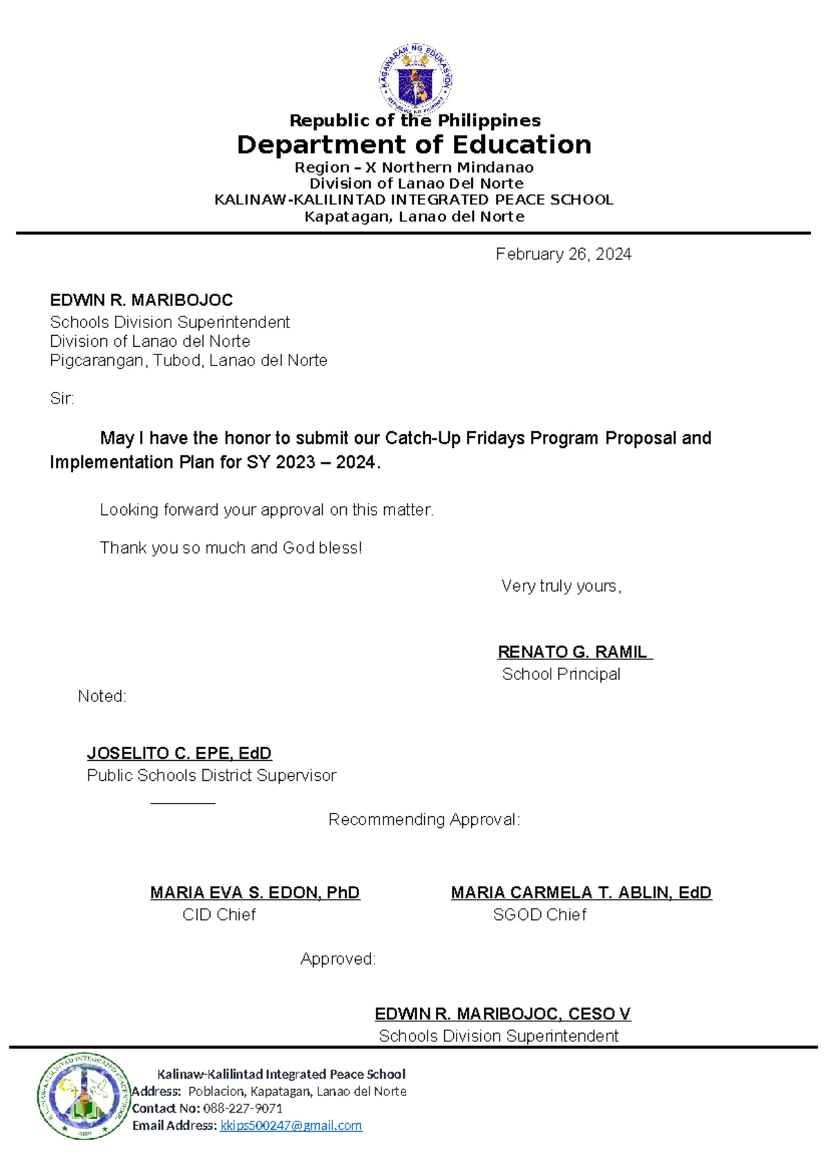 Learning Recovery Plan Action Plan Kkips - Republic of the Philippines ...