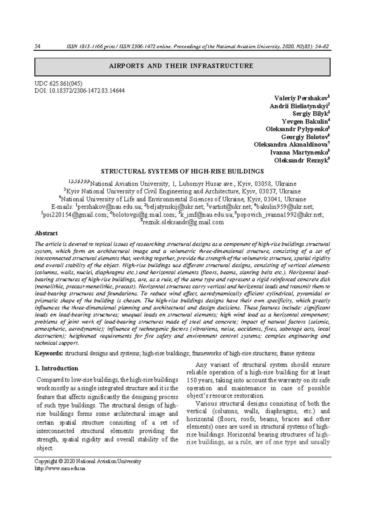 Structural Systems of High-Rise Buildings: Analysis and Design - Studocu
