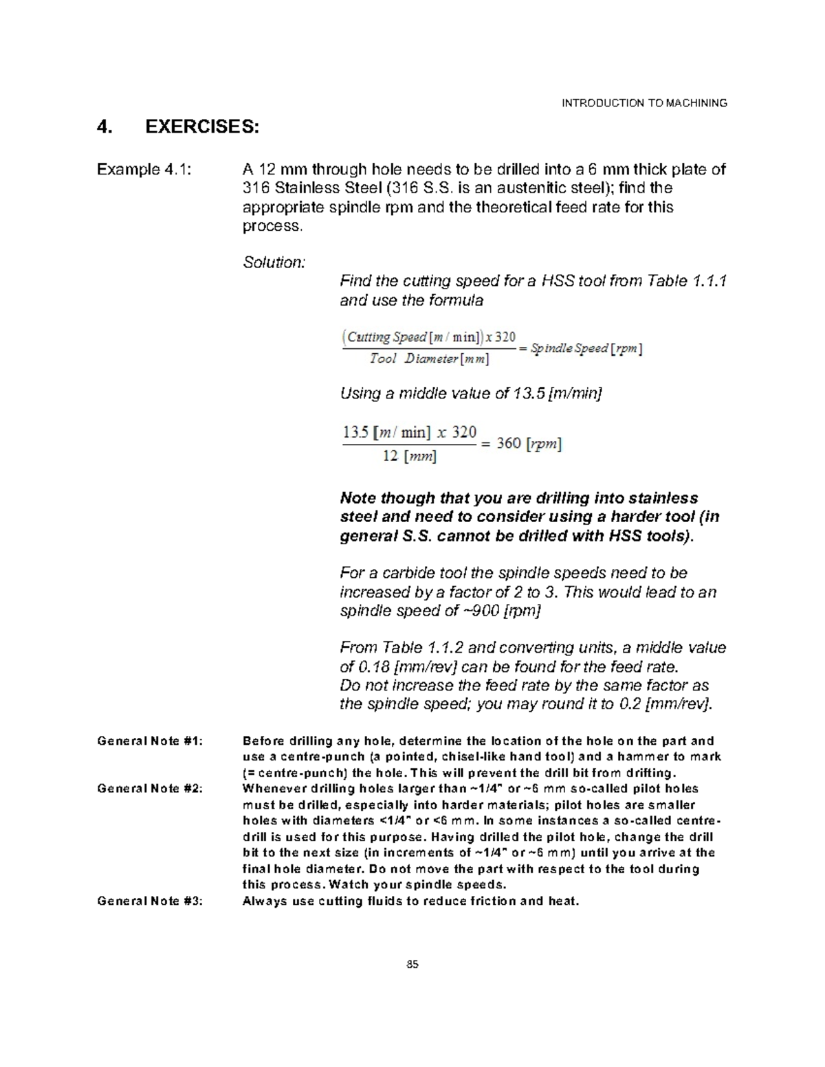 Module 7 Practice Exercises: Drilling and Machining Procedures - Studocu