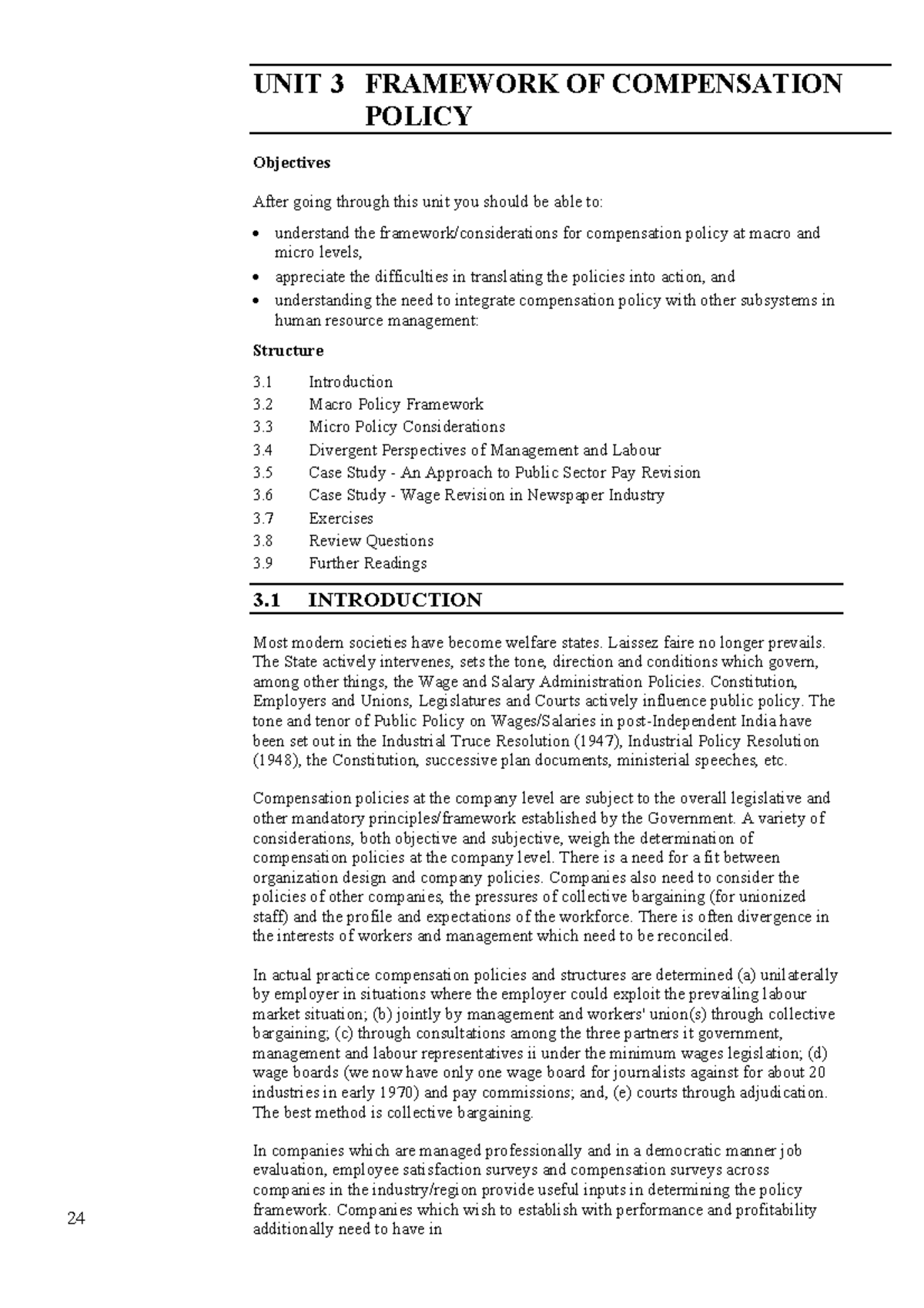 Block-1 MS-27 Unit-3 - Understanding Compensation Framework for MBA ...