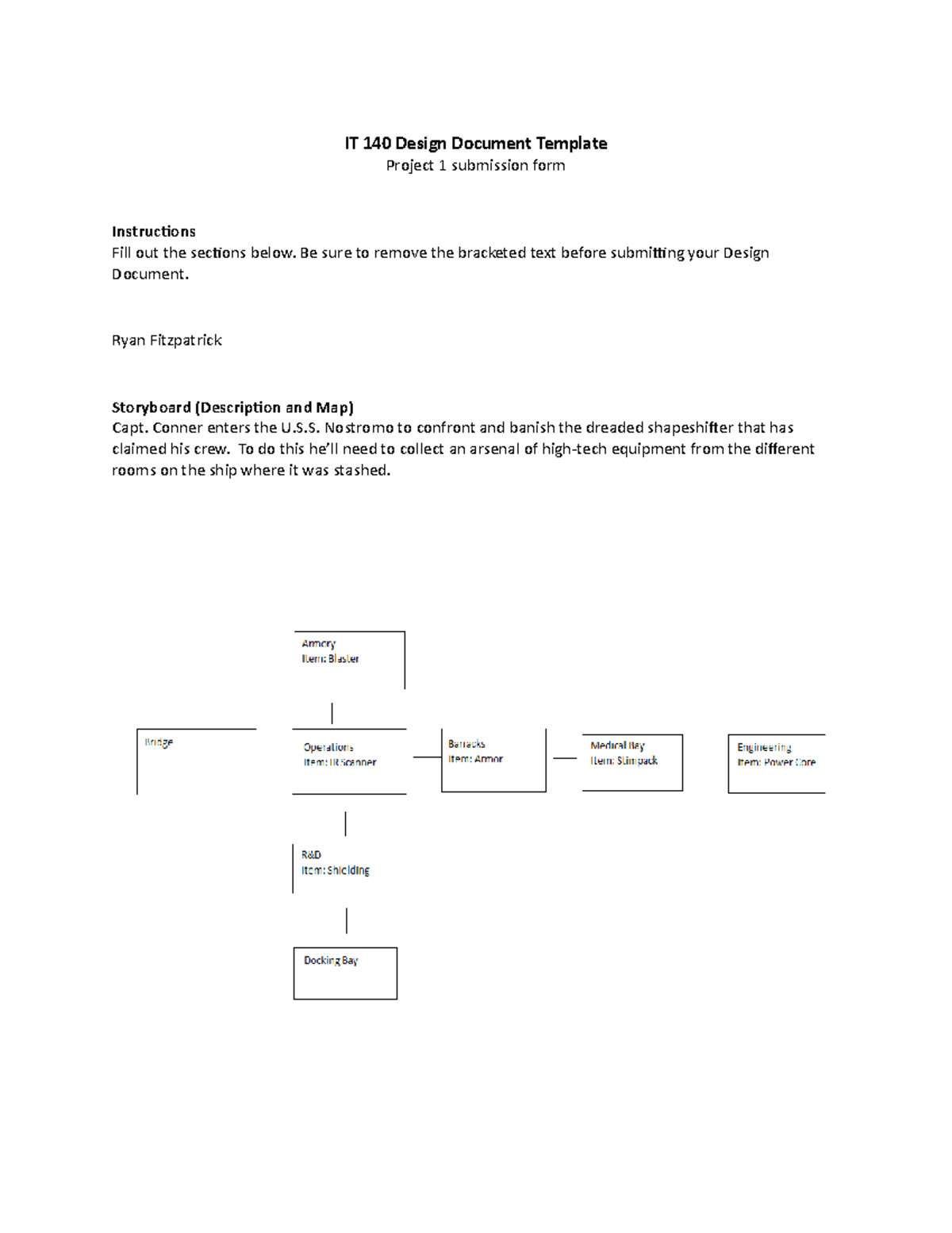IT 140 Project 1 Design Document Submission Instructions - Studocu