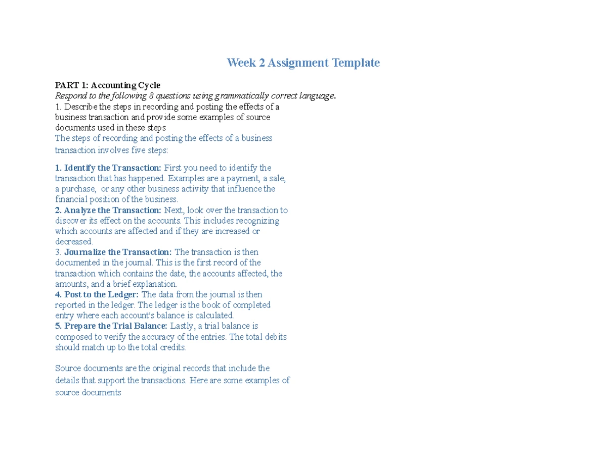 BUS3061 Week3Assignment - Week 3 Assignment Template Completing the ...