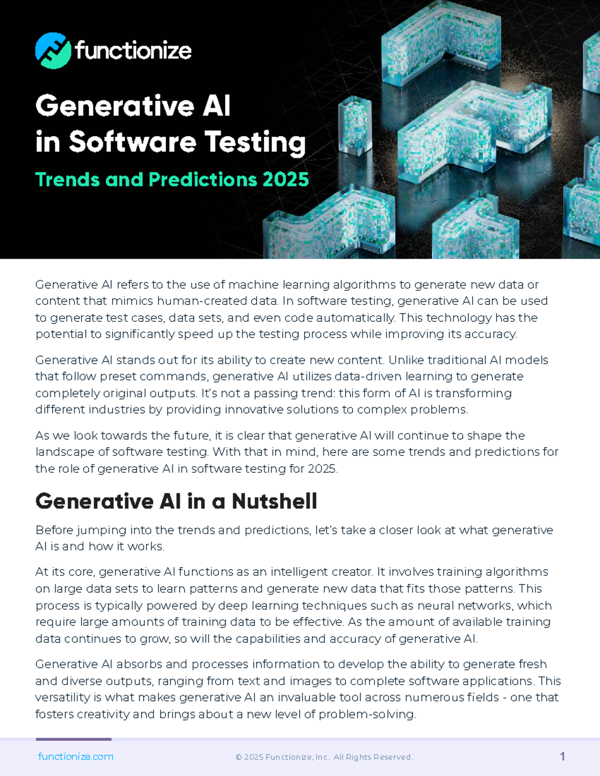 Generative AI Trends in Software Testing: Predictions for 2025 - Studocu