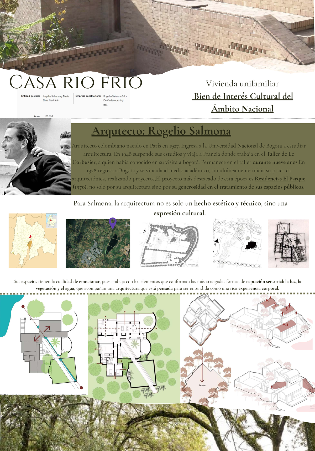 Casa Río Frío: Análisis de la Vivienda Unifamiliar de Rogelio Salmona ...