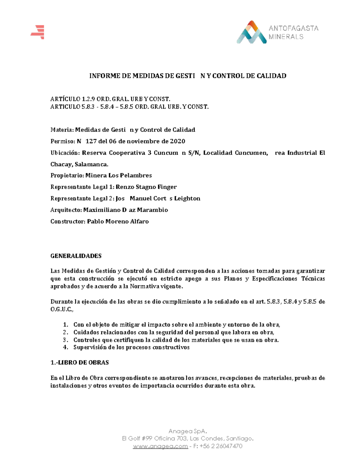 548981273 Informe sobre Gestión y Control de Calidad en Construcción ...