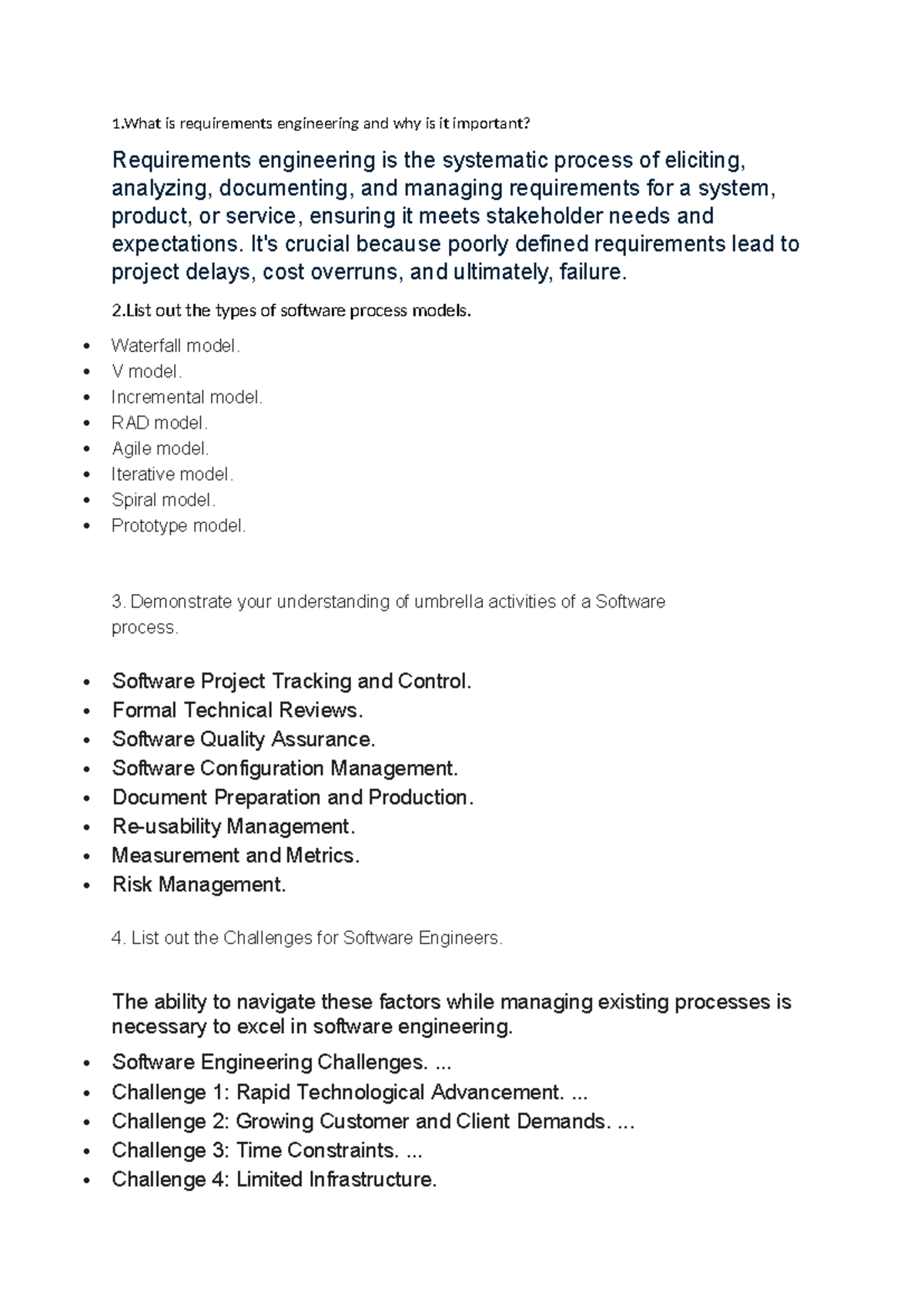 ASE 2MARK: Understanding Requirements Engineering and Software ...