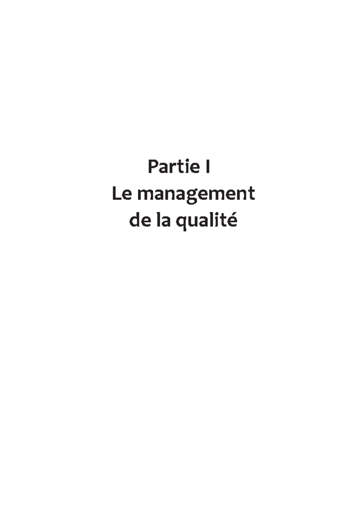 Gestion stratégique et qualité : Concepts et évolutions clés - Studocu