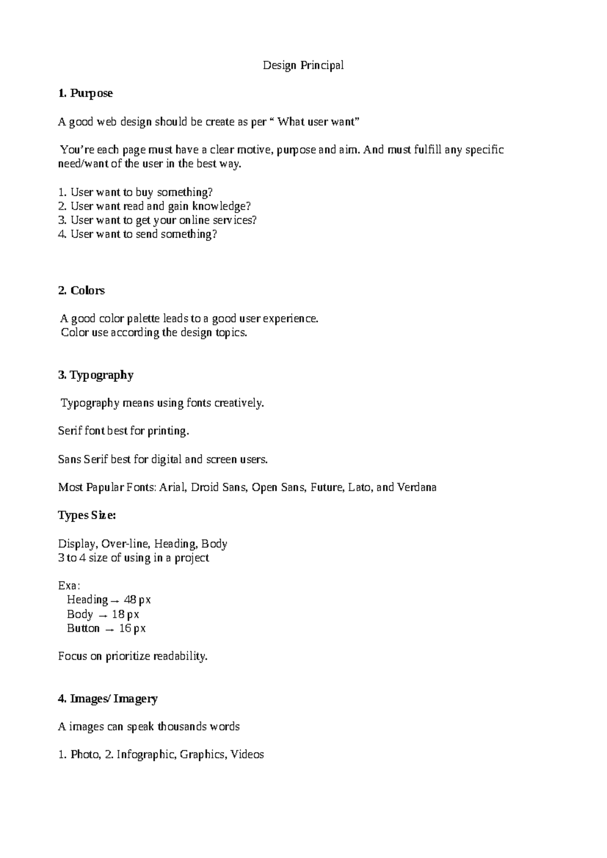 Design Principles Overview - 3510213hyhcfghj - Studocu