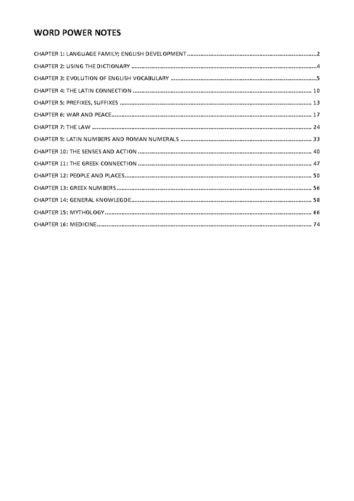 SLL1002P Tutorial 3: Word Power Assignments and Exercises - Studocu