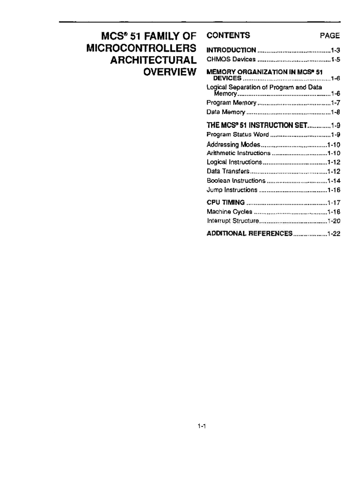 Chapter 1-mcs51 - Tài liệu về vi điều khiển mcs-51 - 51 FAMILY OF ...