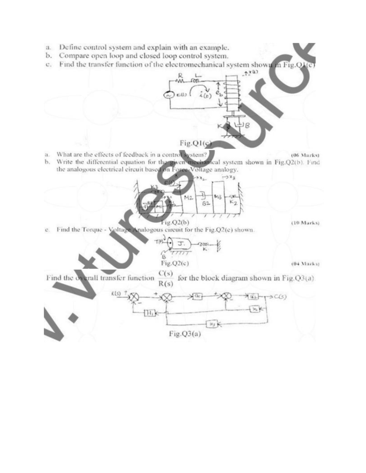 Control Systems Analysis: Open vs Closed Loop (ENGR 300) - Studocu