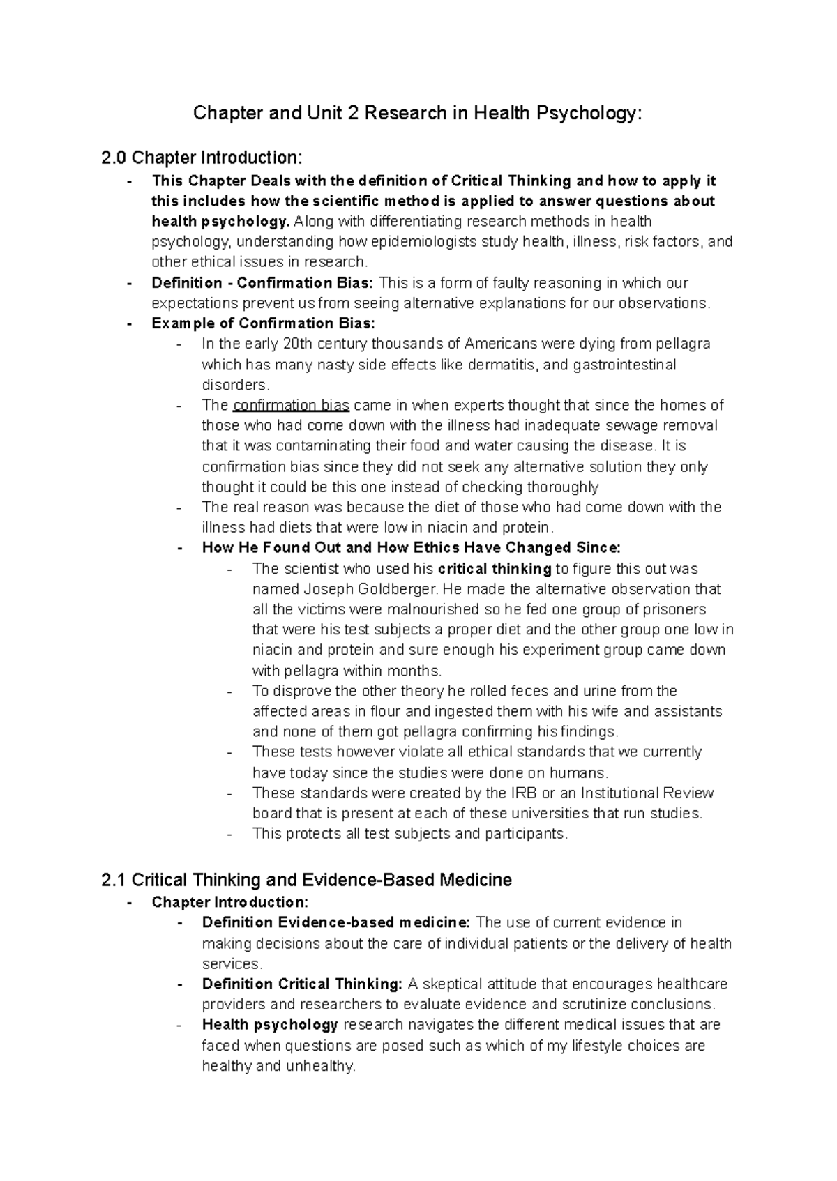 Chapter 2036: Research Methods in Health Psychology and Critical ...