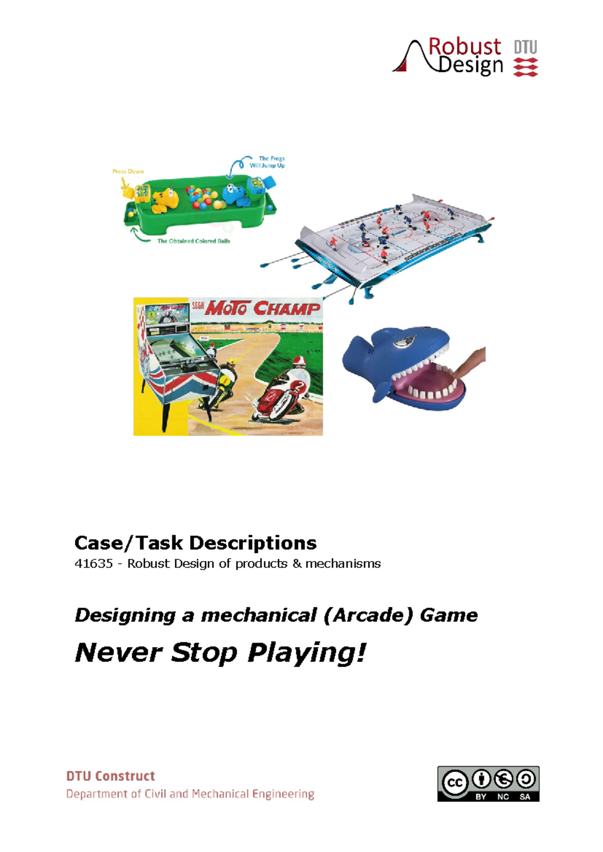 Robust Design Project: Arcade Game Mechanism - 41635 Final Submission ...
