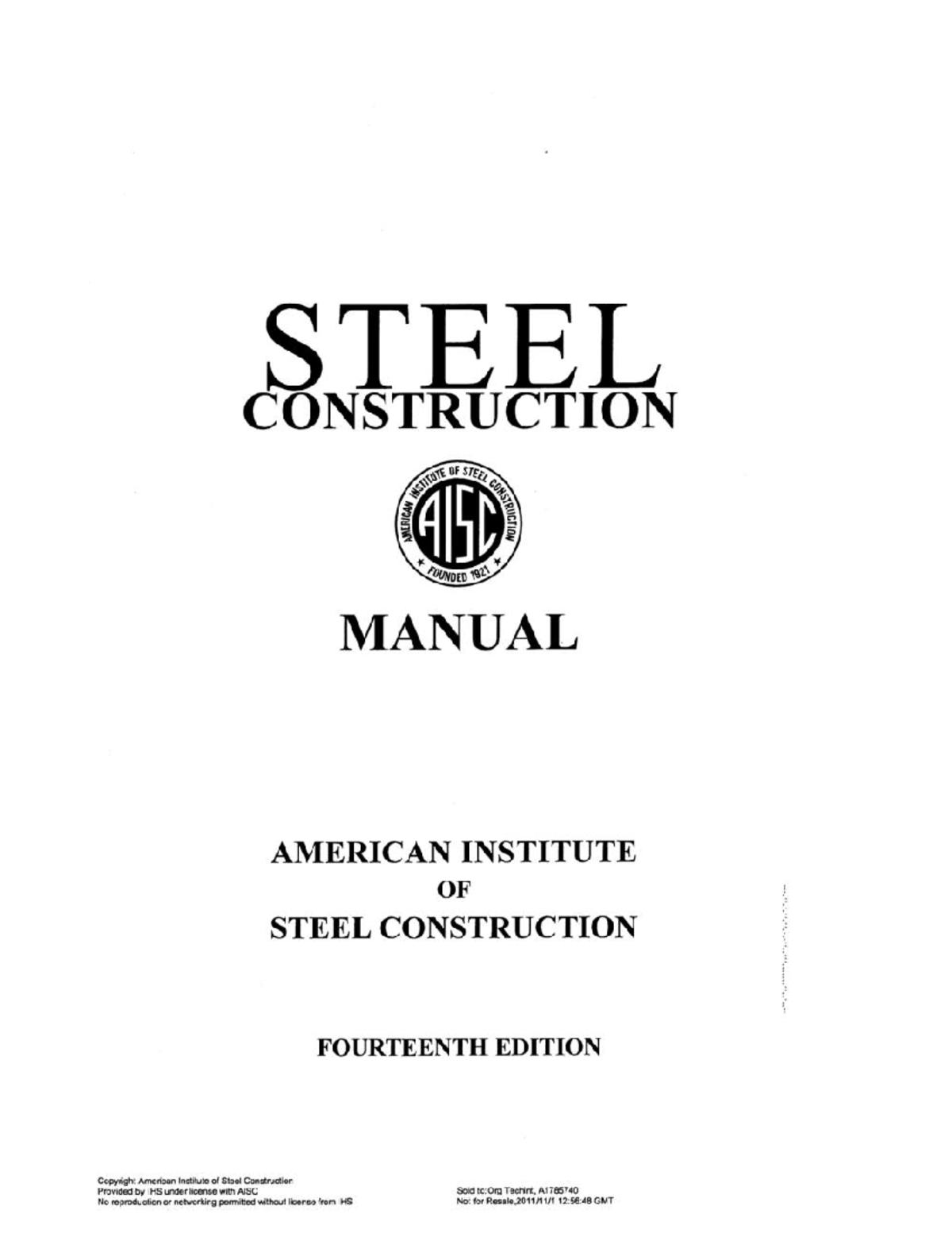 AISC Steel Section Tables: Dimensions & Properties Guide - Studocu