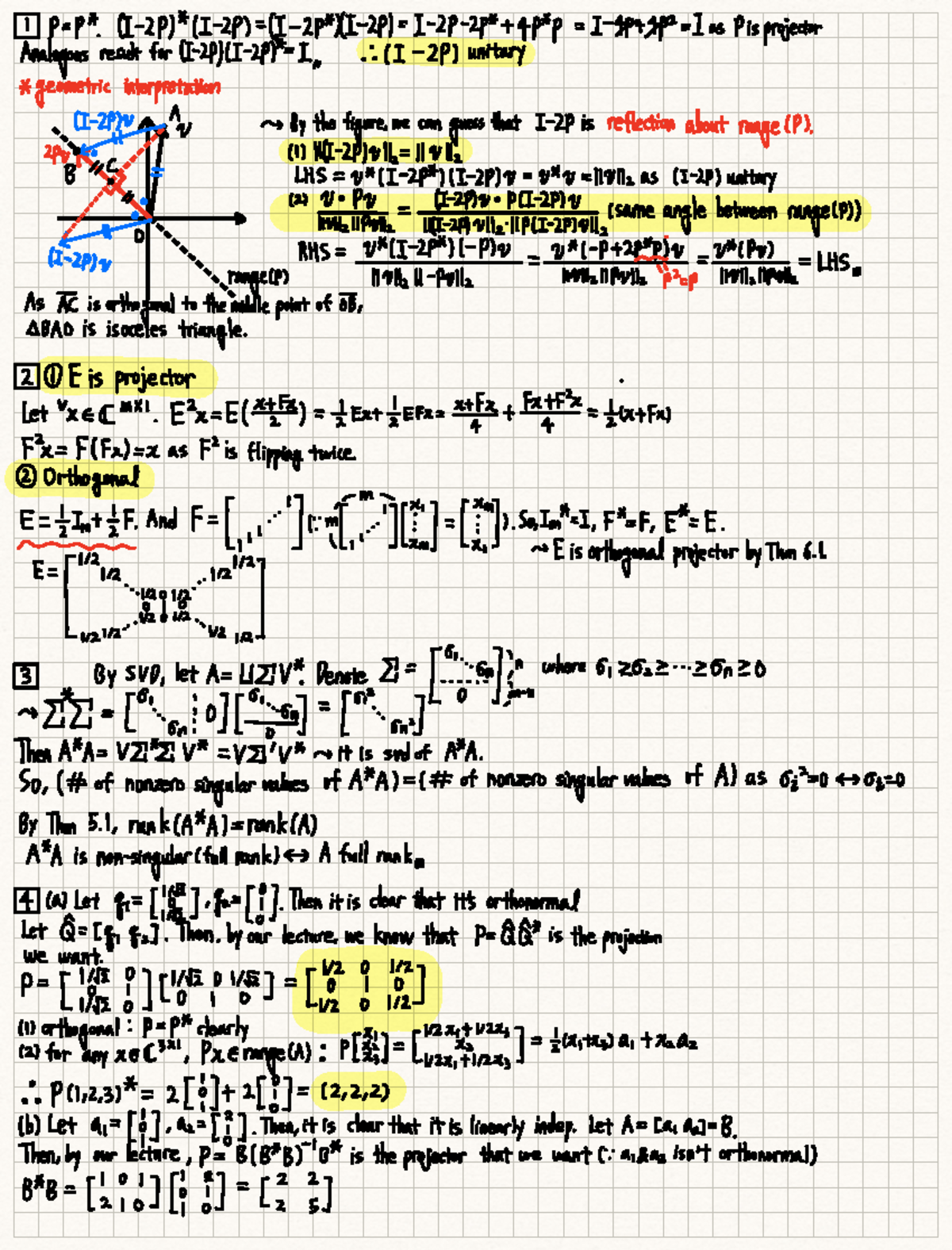 6. Projectors - here is the math - I P PA I2P MI 2P I 2 MI 2P I 2 P 27 ...