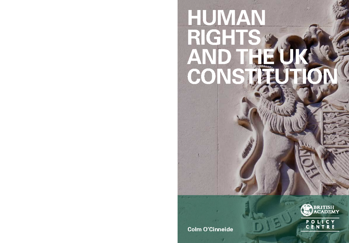 Human Rights and the UK Constitution: Balancing Democracy and Rights ...
