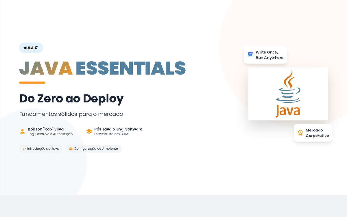 Java Essentials (AULA 01) - Do Zero ao Deploy: Fundamentos e Práticas ...