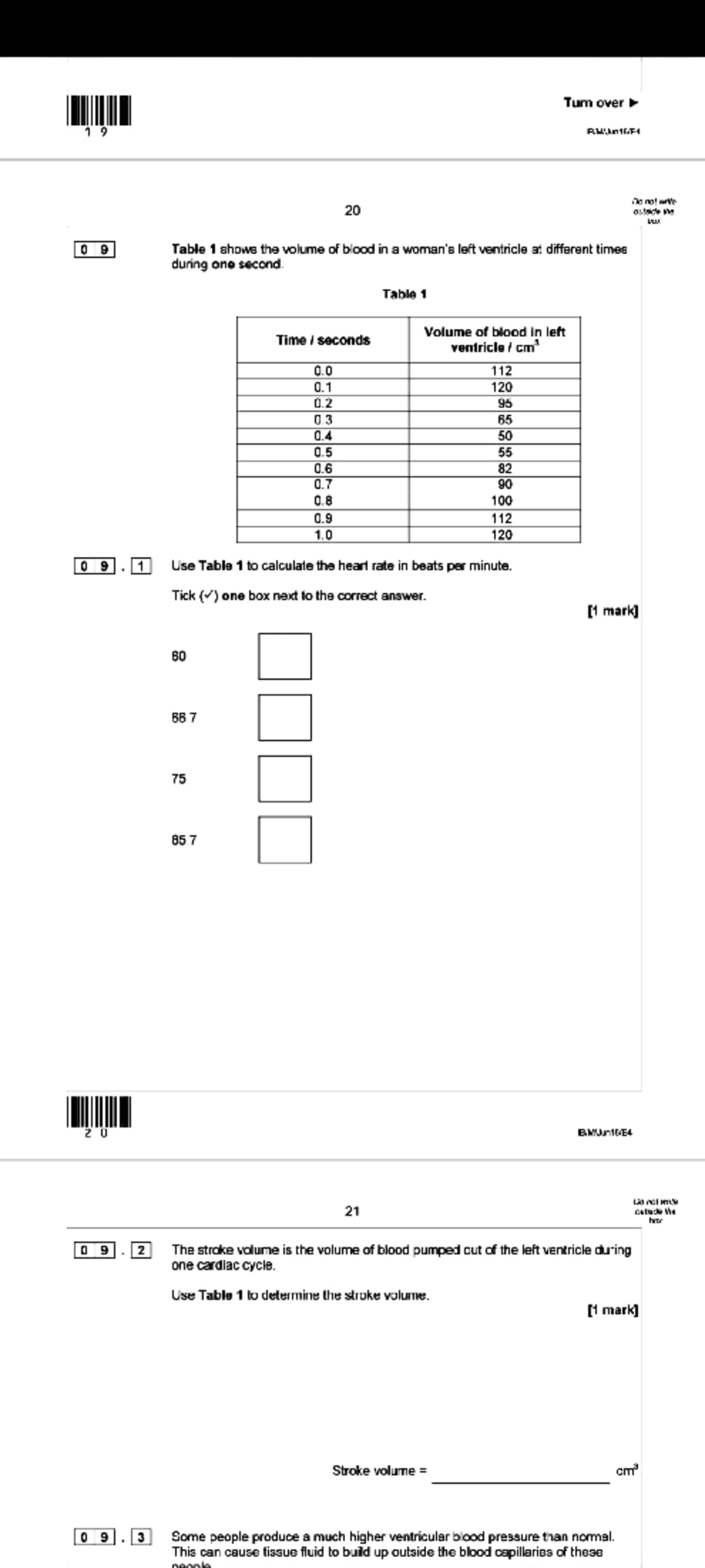 AS Bio Maths Questions - Assignment on Cardiac Function and Genetic ...