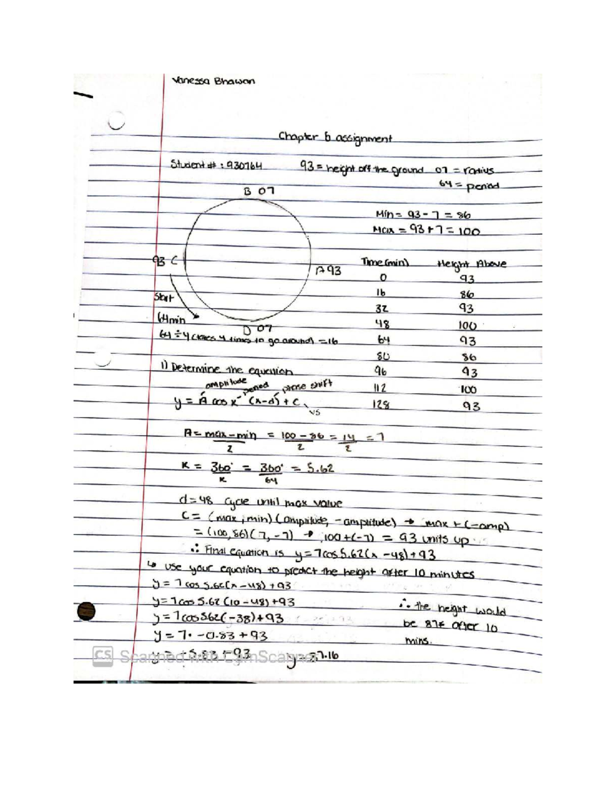Chapter 5 Math Assignment - Vanessa Bhawan (Student ID: 930764) - Studocu