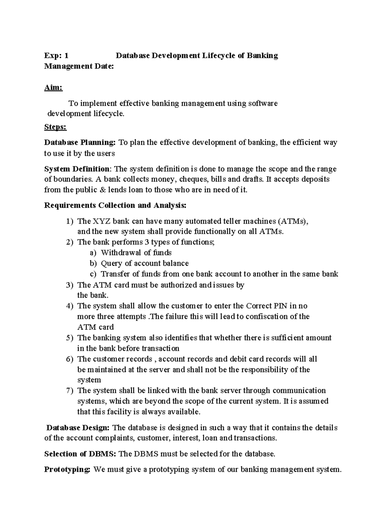 DBDM Lab Manual - Database Development Lifecycle & DML Commands - Studocu