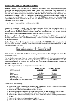 Financial Statements Overview and Key Ratios (FIN 101) - Studocu