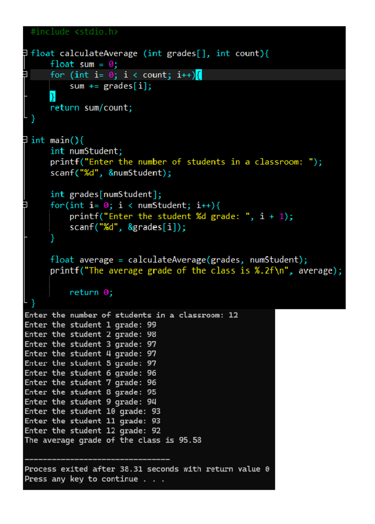 Custodio Comp Prog 1 Activity 10: Average Grade Calculation - Studocu