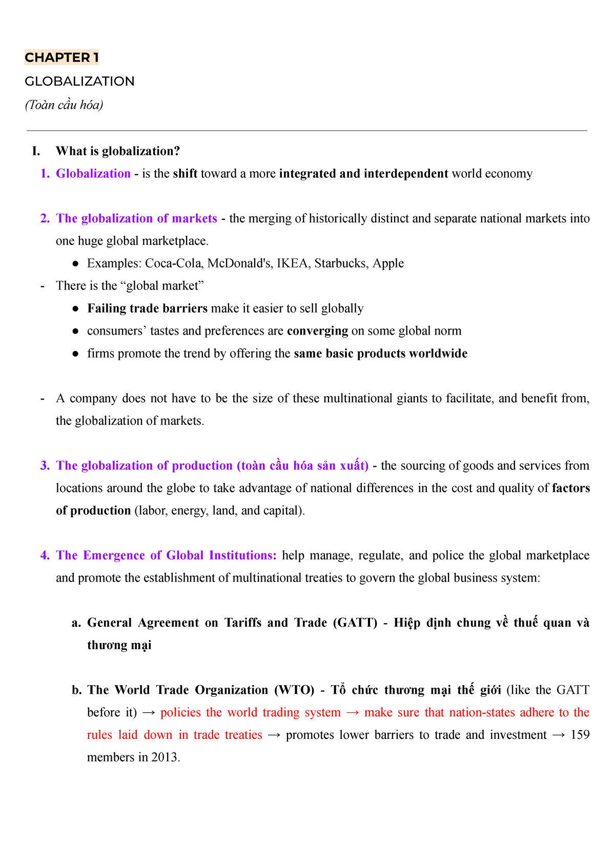 CHAPTER 1 & 2: GLOBALIZATION & NATIONAL DIFFERENCES IN SYSTEMS (IB ...