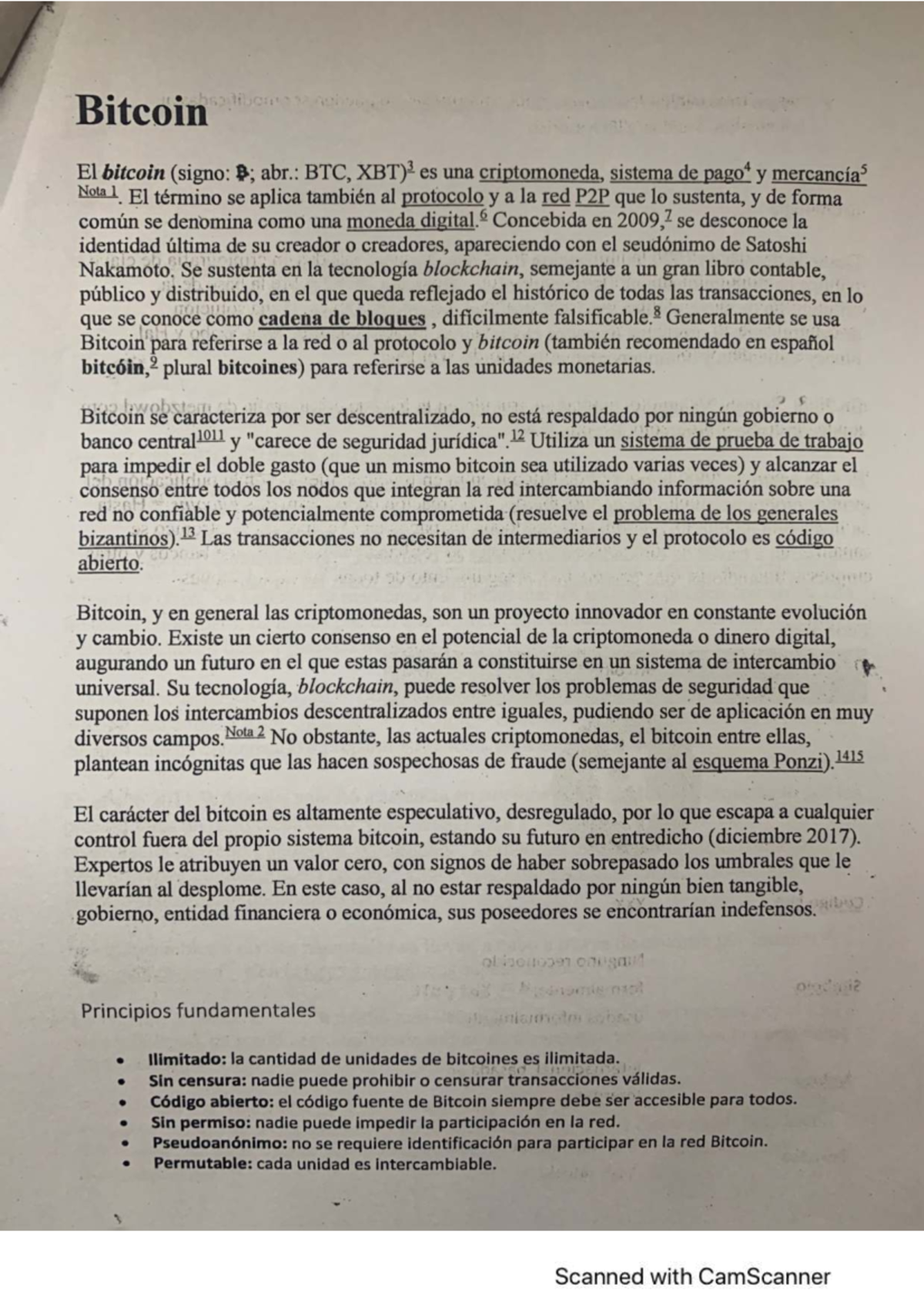 Bitcoin: Criptomoneda, Tecnología Blockchain y su Futuro - Studocu