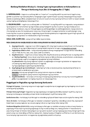 3is-module-2 - This is your guideline for araling panlipunan ...