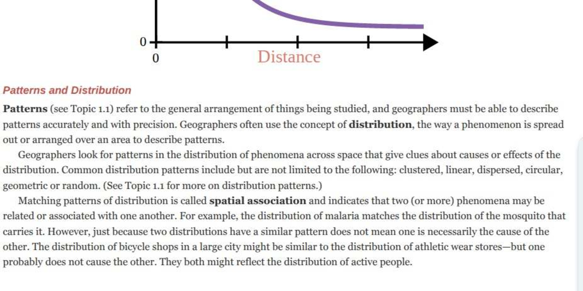 XYZ Course: Key Concepts on Distance & Distribution Patterns - Studocu