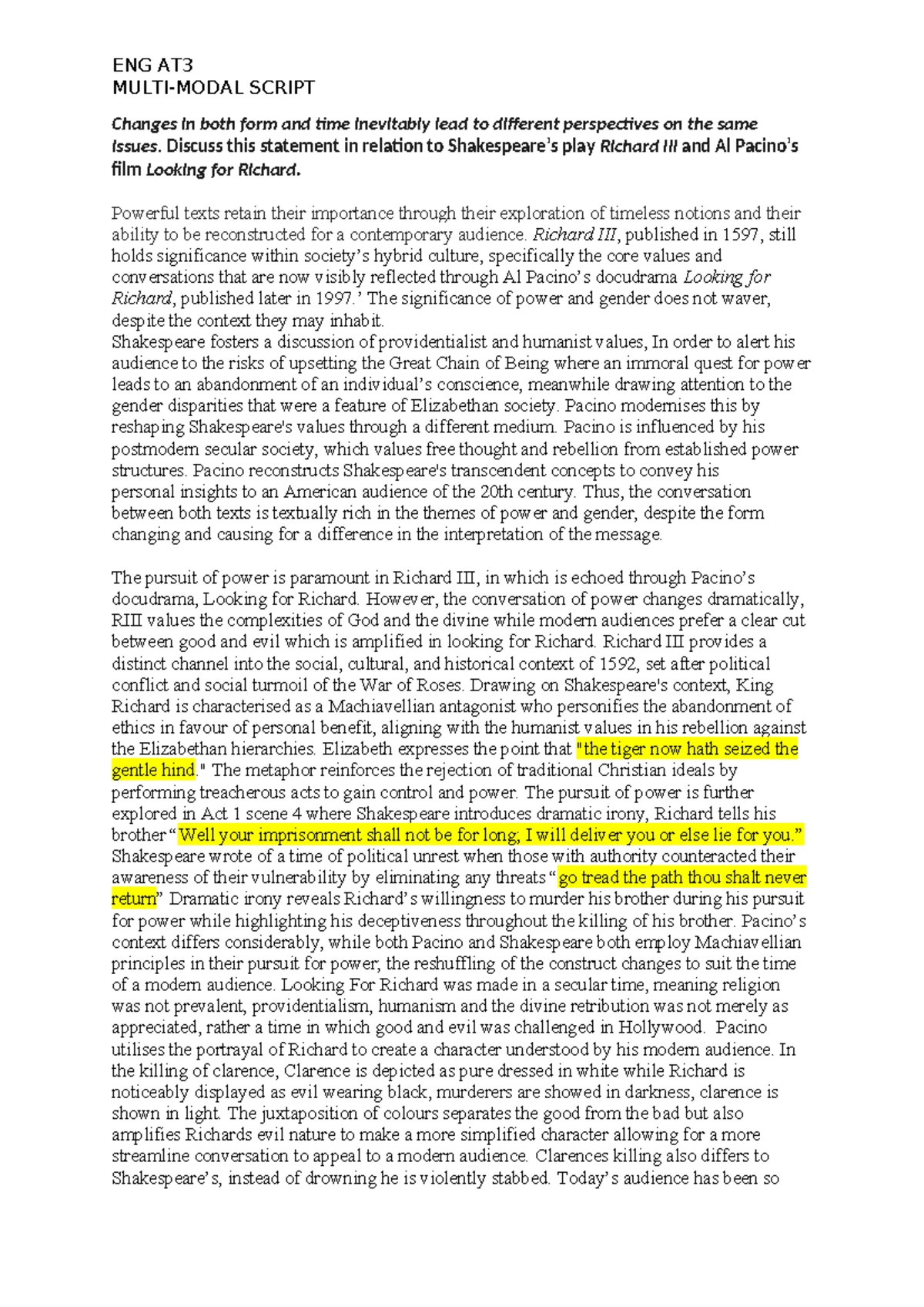 Peeel- Teeel Paragraph Structure - Statements - PEEEL/TEEEL Paragraph ...