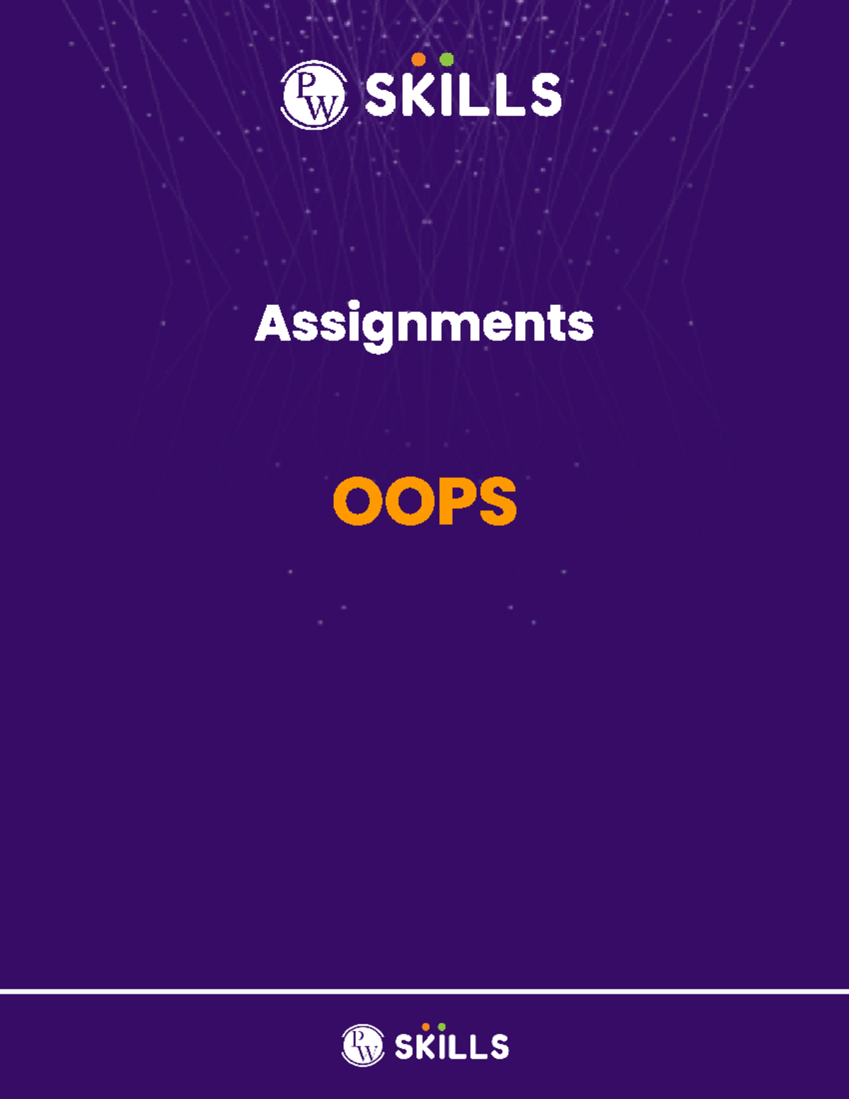OOPS with C++ Assignments Overview - Studocu