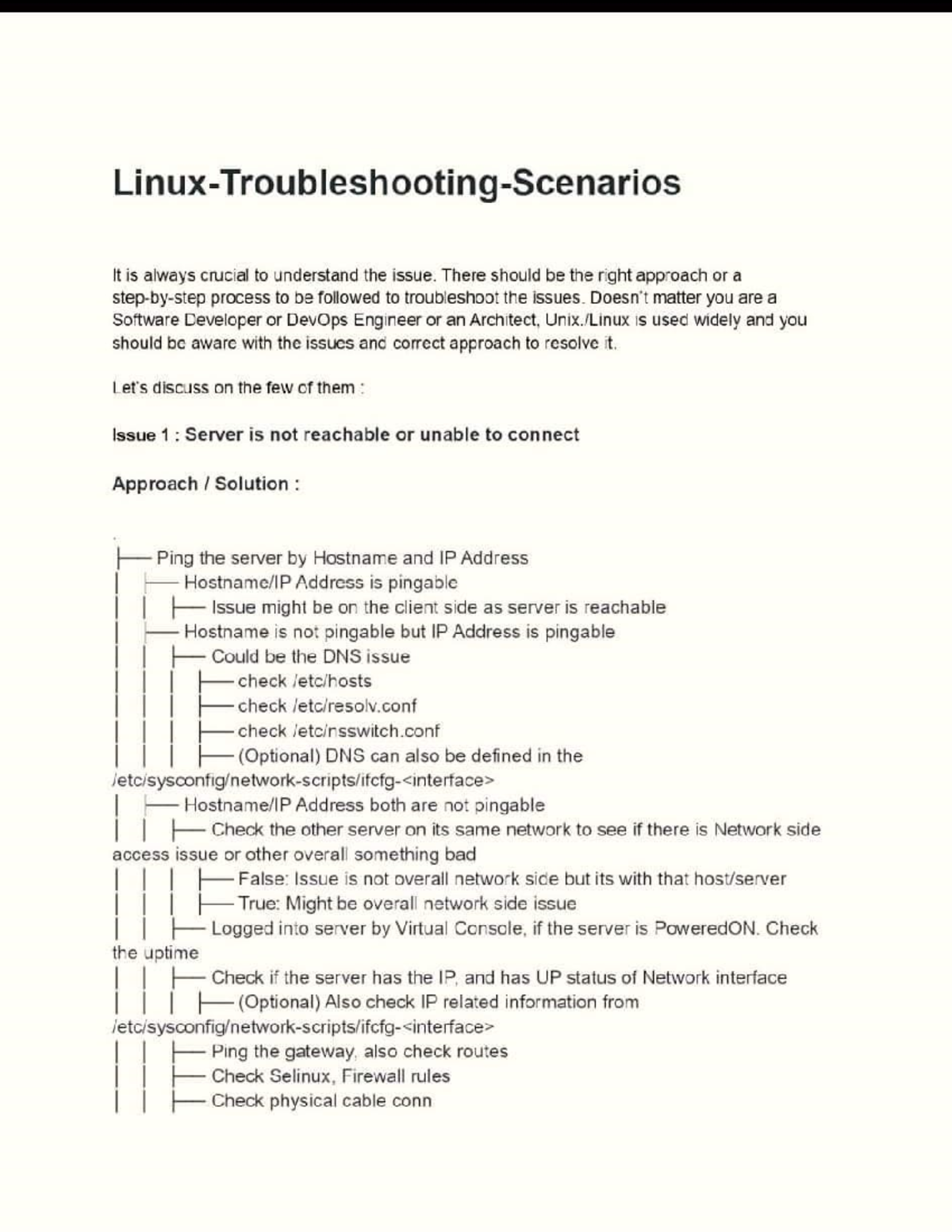 Troubleshooting linux - CNET 306 - Studocu