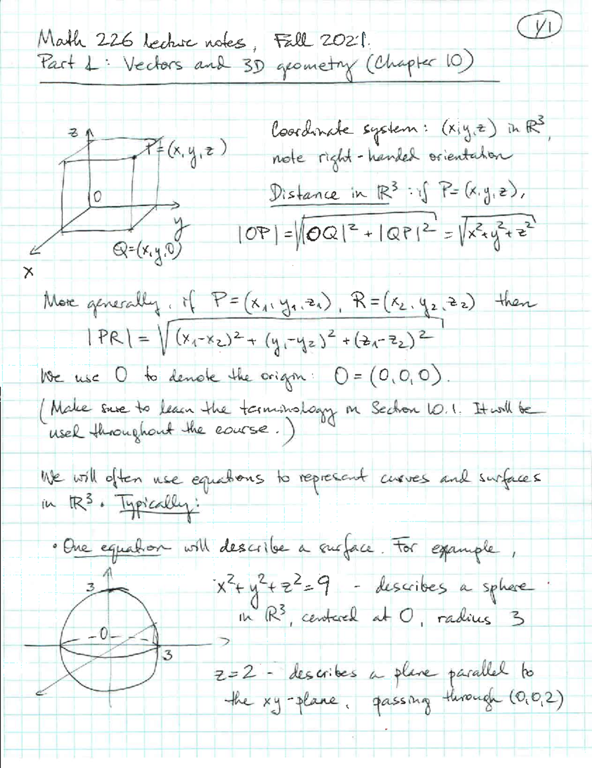 226 notes 1 1 - MATH 226 - Studocu