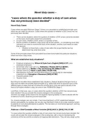 template for an answer for a basic negligence problem question ...