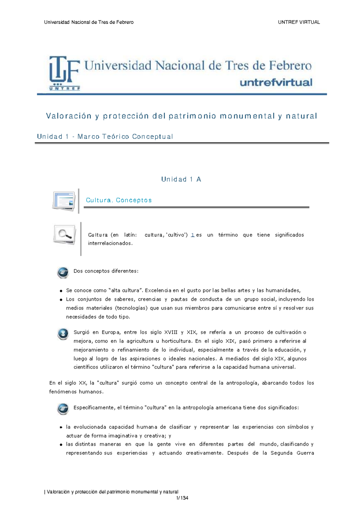 UNTREF VIRTUAL: Valoración y Protección del Patrimonio Cultural ...