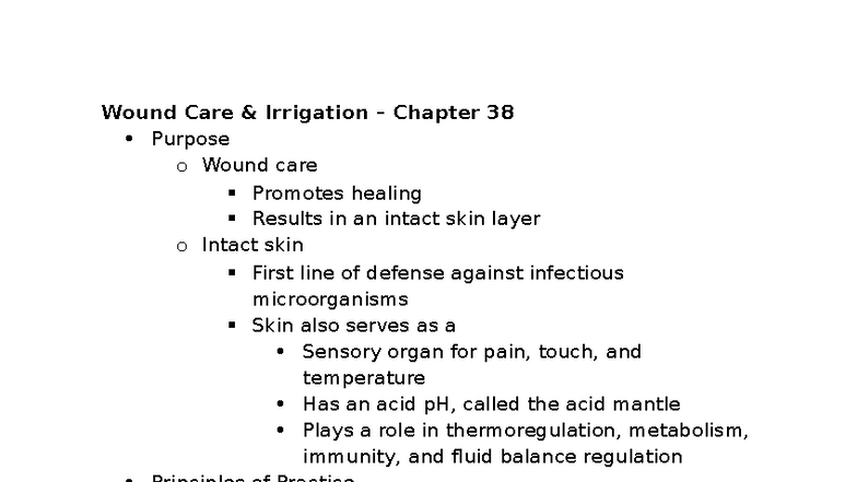 Wound Care and Pressure Injury Management: Chapters 38-40 Overview ...