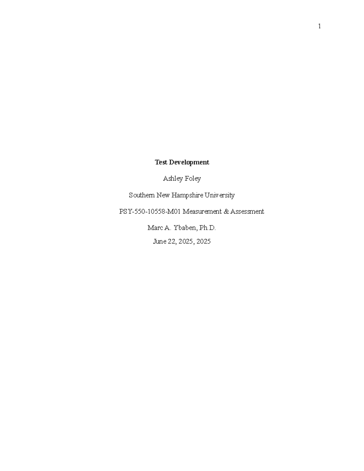 Test Development: Key Considerations for Effective Assessment - Studocu