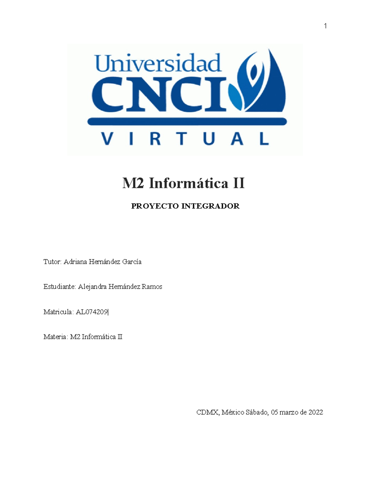 Proyecto Integrador M2 Informatica II: Creación y Uso de PDFs - Studocu
