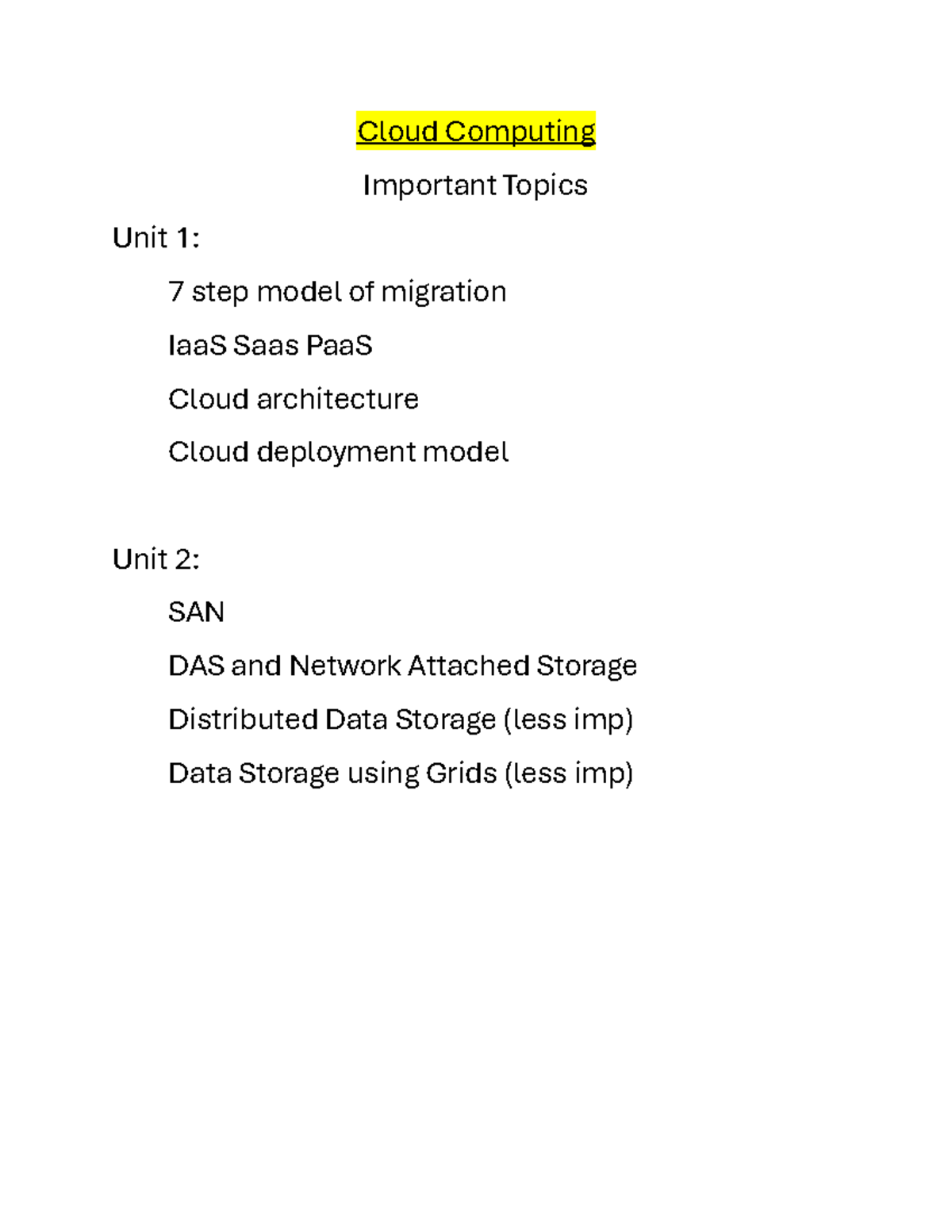 Cloud Computing IMP insem - Artificial Intelligence and Data Science ...