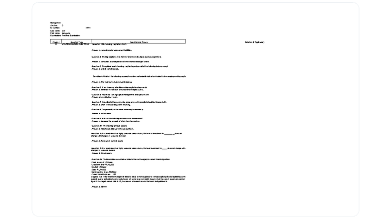 Management 46691: Chapter 11 Multiple Choice Questions & Answers - Studocu